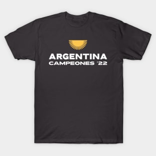 Argentina Soccer/ Futbol FIFA World Cup Qatar 2022 T-Shirt